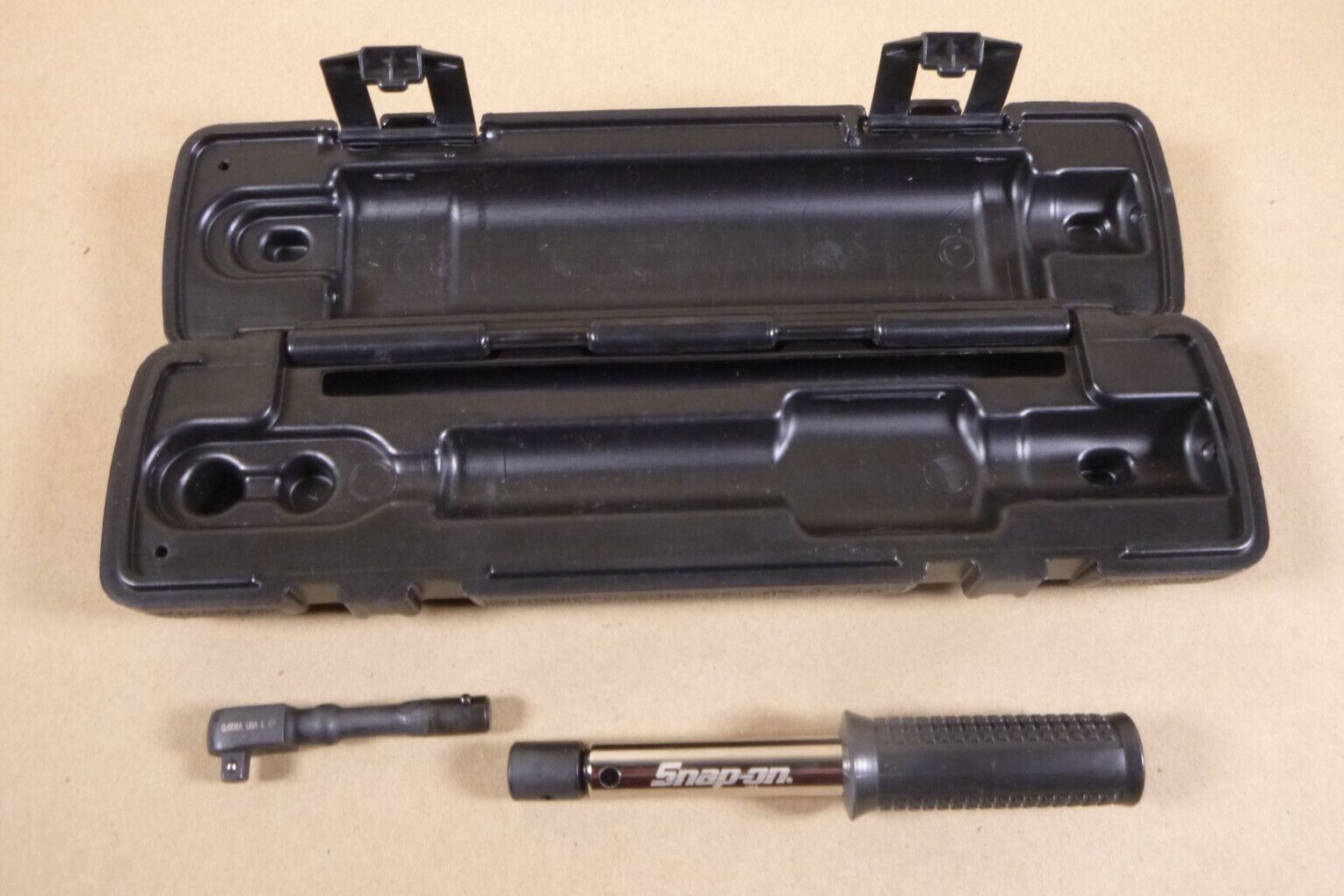 Snap On QC1P60 Preset Torque Wrench W/ QJSD8A 1/4" Drive Torque Wrench Head