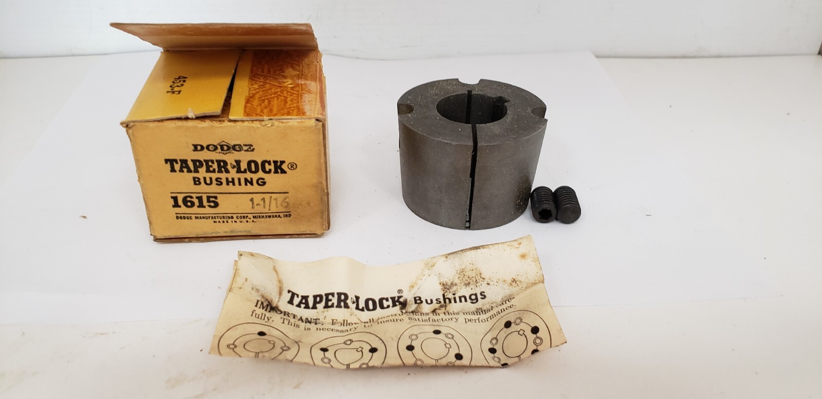 DODGE 1615 1-1/16 TAPER-LOCK BUSHING, NIB