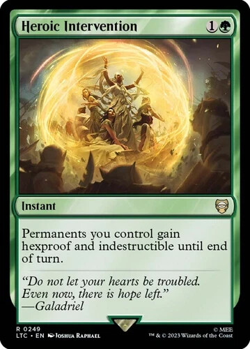 Heroic Intervention - 249 - NM - Commander: The Lord of the Rings - MTG
