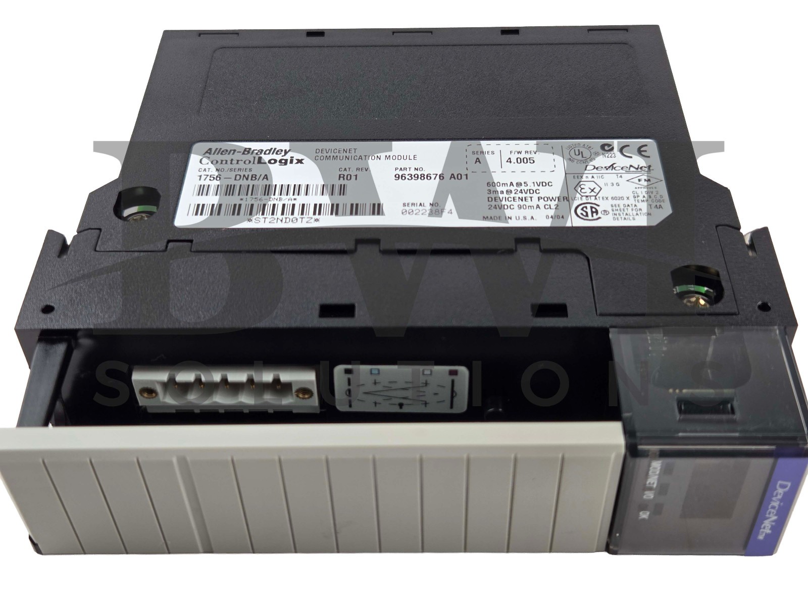 Allen Bradley 1756-DNB /A ControlLogix DeviceNet Comms Module F/W 4.005 1756DNB