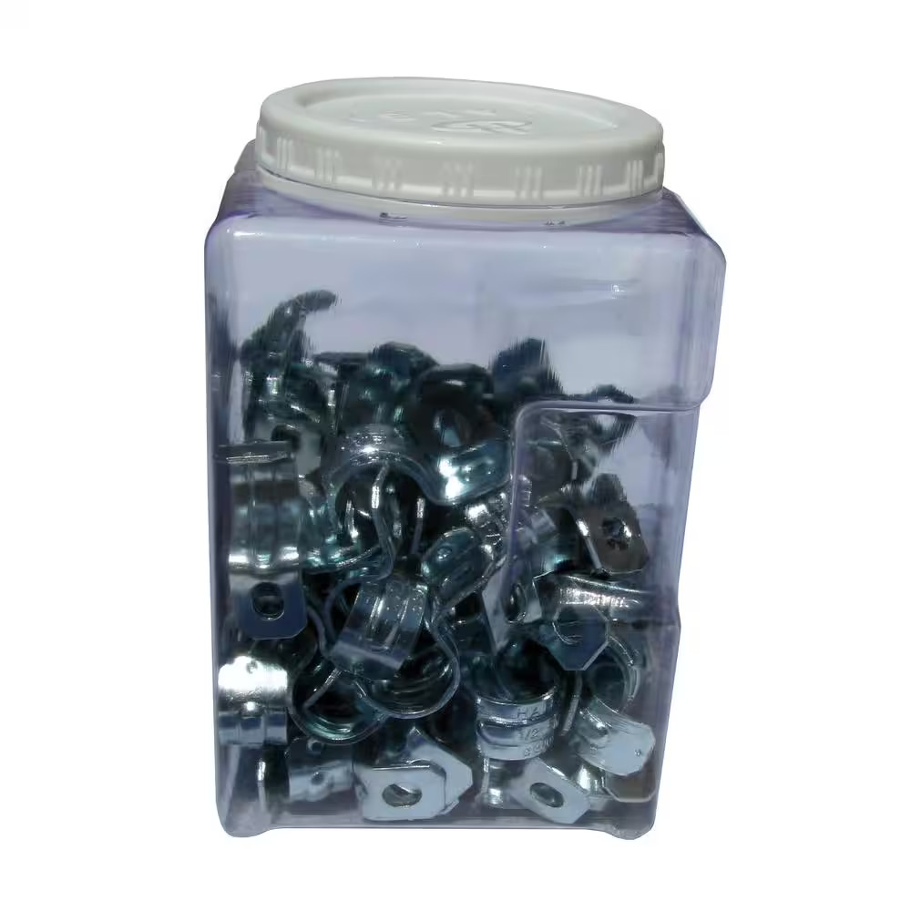 1 In. Electrical Metallic Tube 1-Hole Straps (50-Pack)