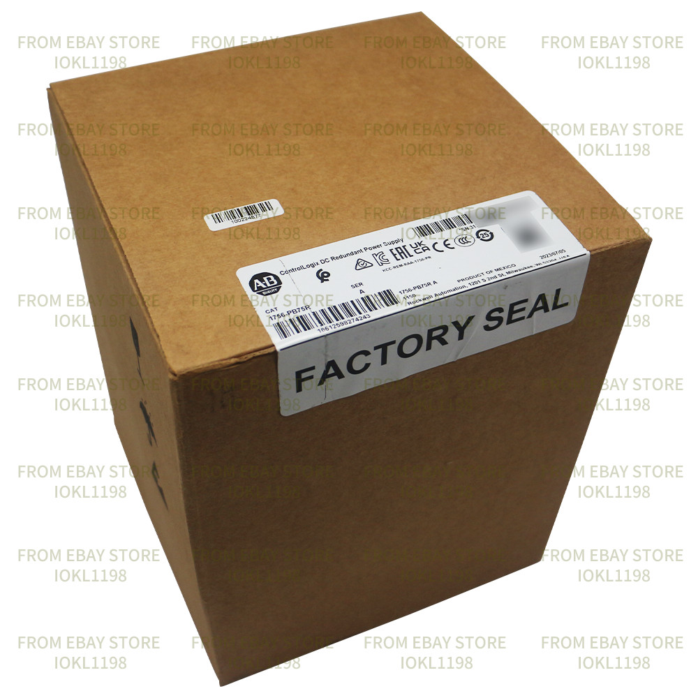 New Allen-Bradley 1756-PB75R ControlLogix DC Redundant Power Supply