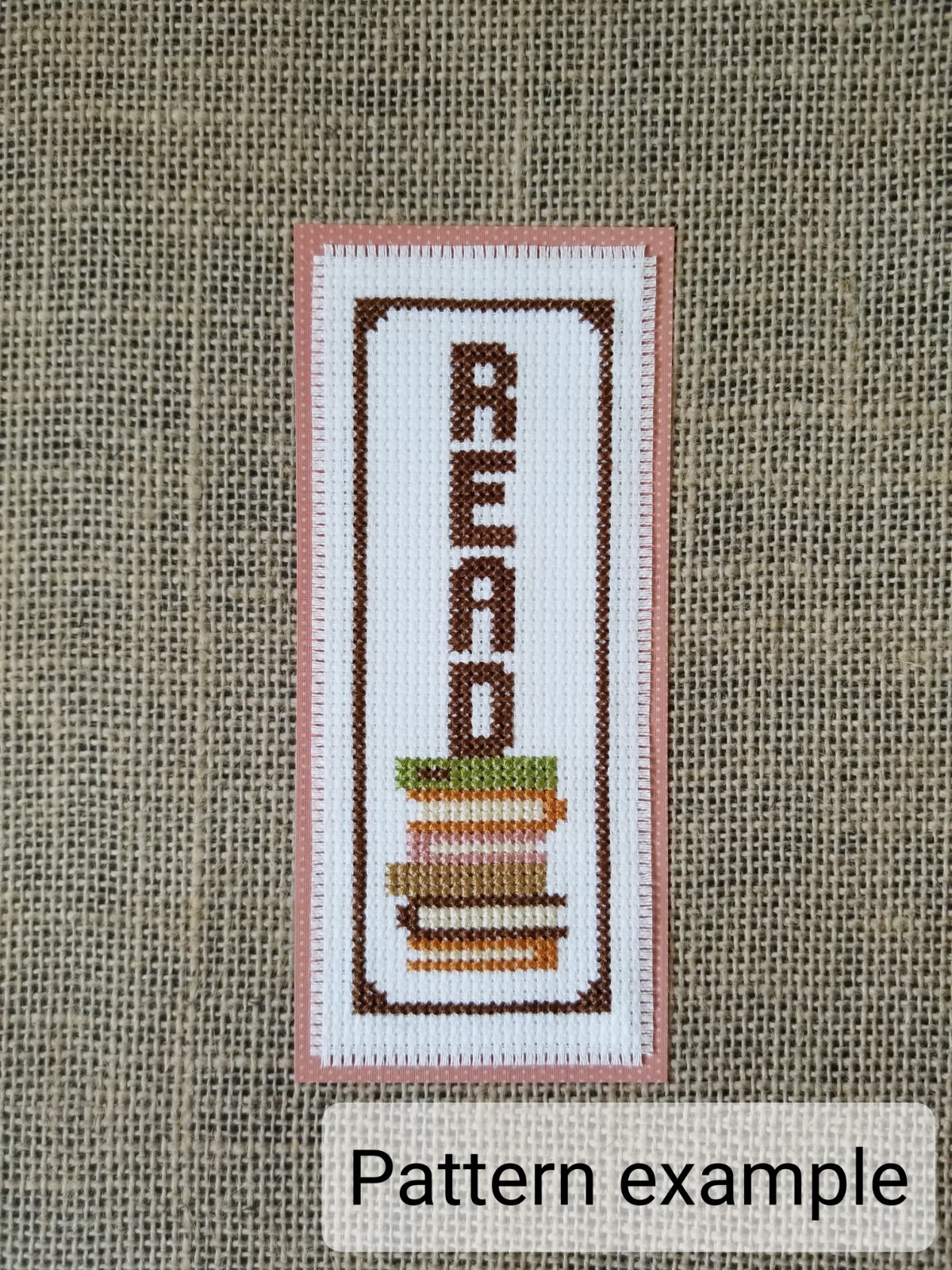 Counted Cross Stitch Read Books Bookmark Pattern