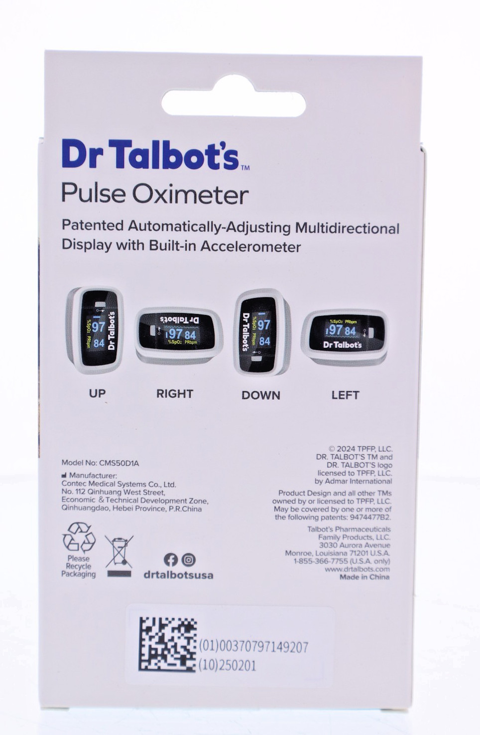 Dr Talbot’s - Pulse Oximeter