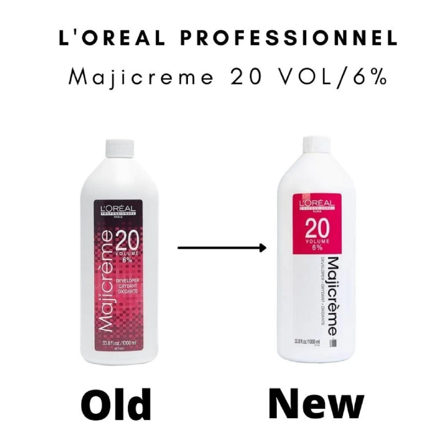 Loreal Professionnel Majicreme 20 Volume 6% Developer For Majirel Color 33.8oz
