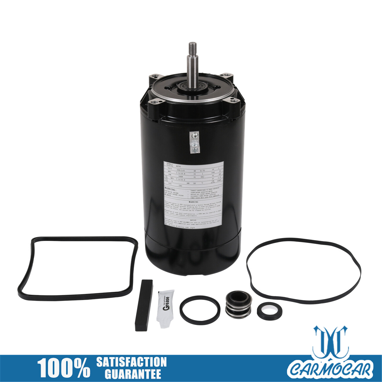 UST1102 Pool Pump Motor & Seal Replacement Kit For Hayward Max Flow Super Pump