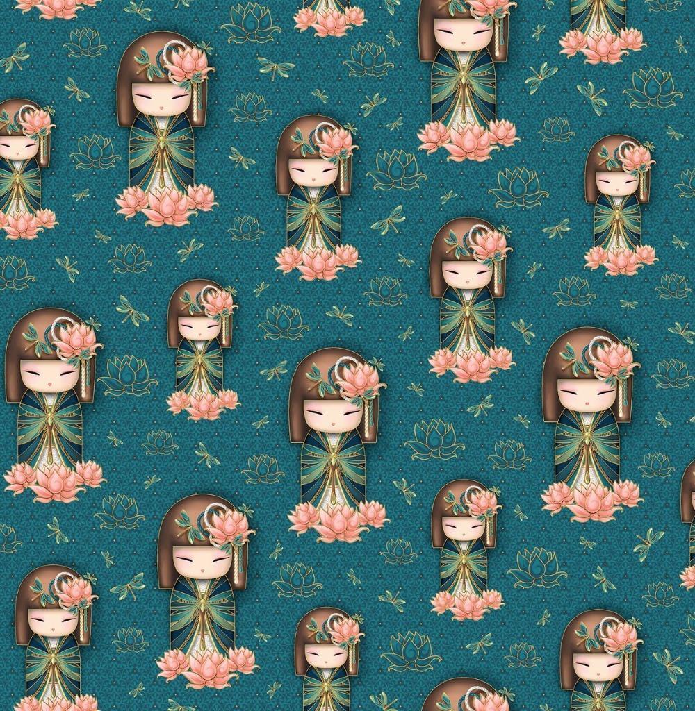 Quilting Treasures ~ Yuma ~1/2 yard~  Teal   #24982 Q ~100% Cotton