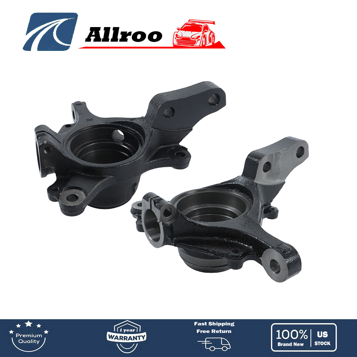 For Subaru Forester 00-08 Legacy Outback Front Left & Right 2x Steering Knuckle