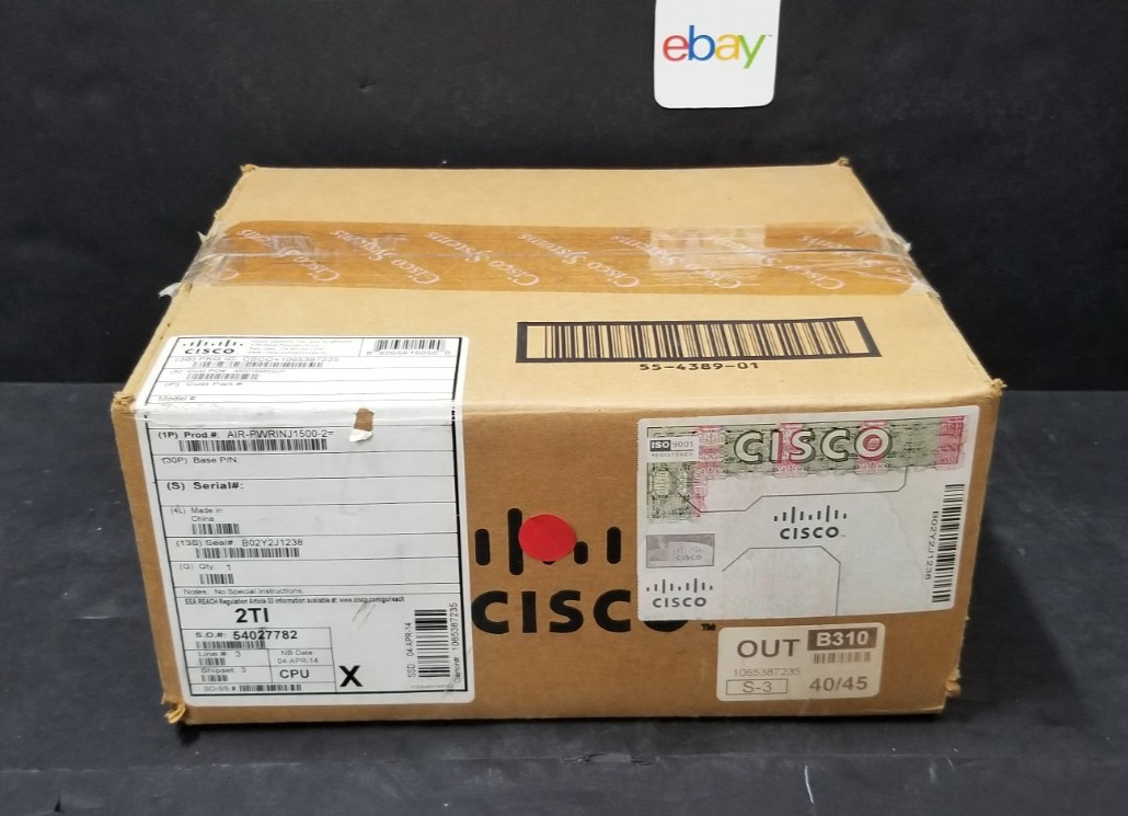 Cisco Aironet 1520 Power Injector AIR-PWRINJ1500-2 Power over Ethernet (PoE)