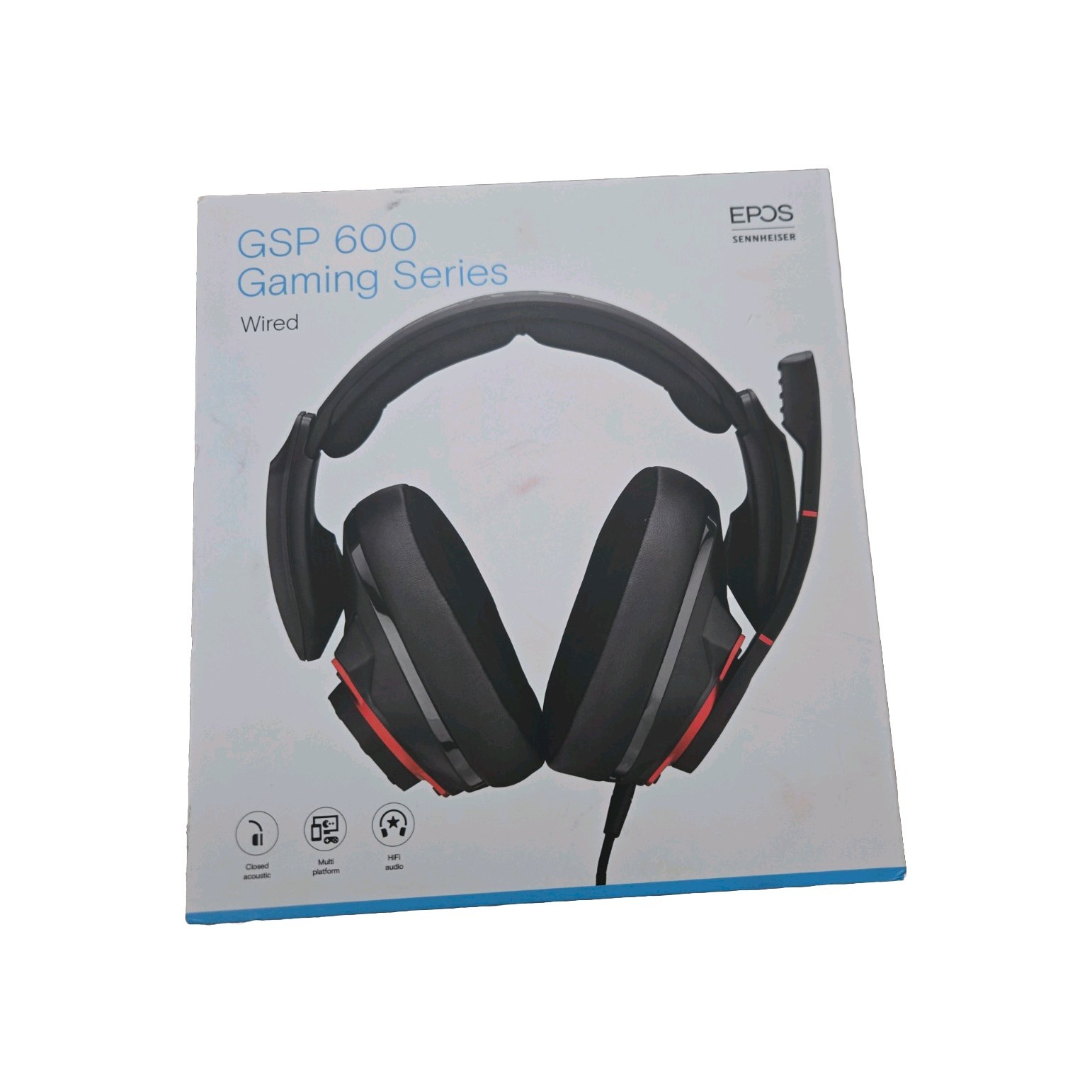NEW EPOS Sennheiser GSP 600 Wired Gaming Headset PC PS4 Mac Noise Canceling Mic