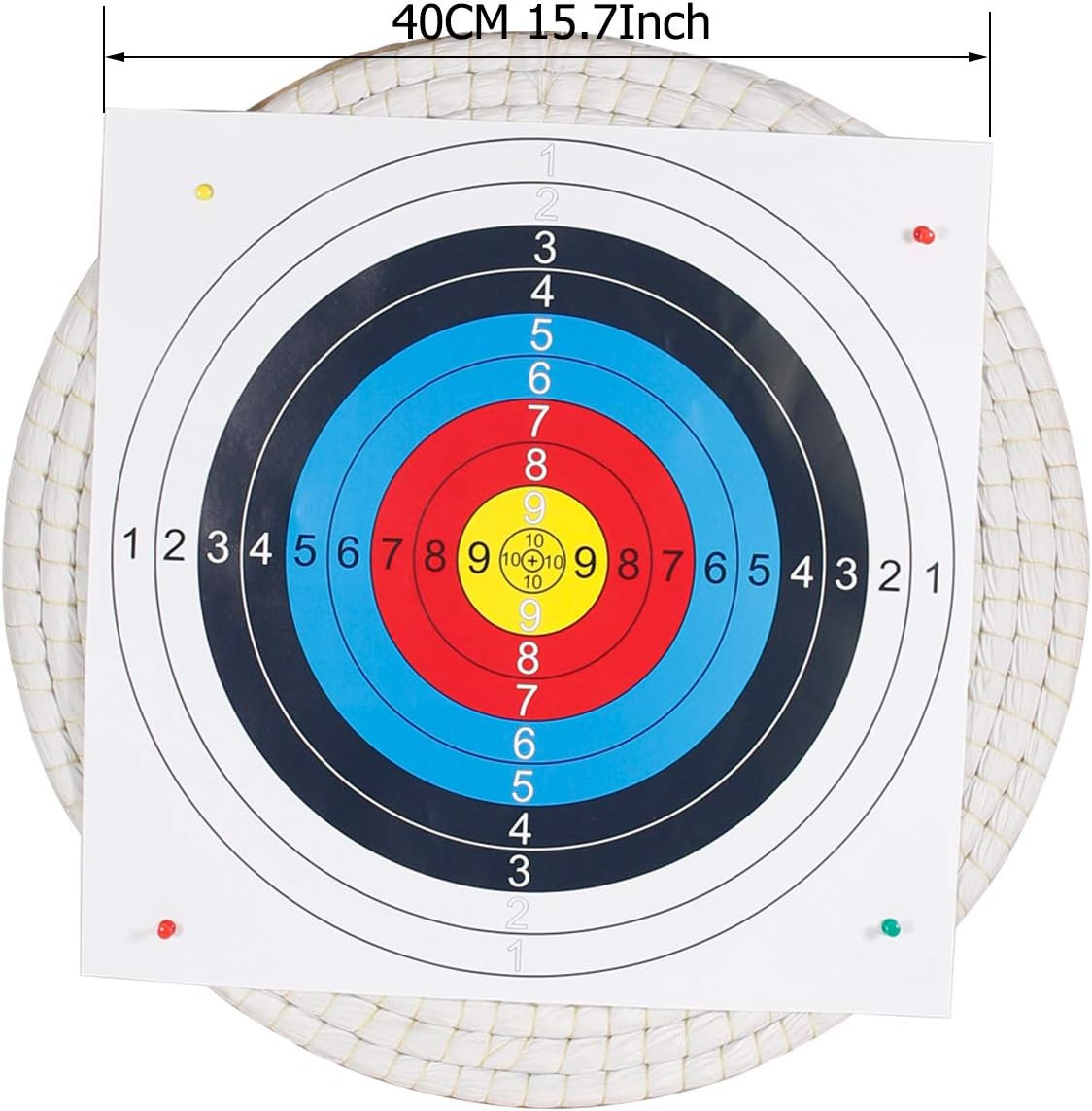Traditional Solid Straw round 3 Laryes Hand-Made Archery Target Face for Recurve