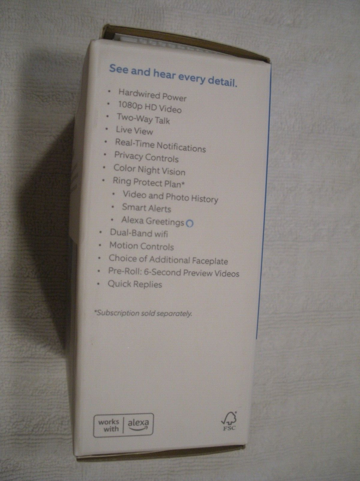 Ring Doorbell Pro New in Box