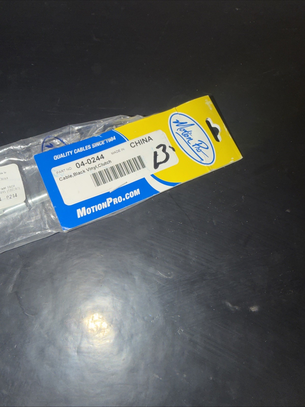 MOTION PRO - 04-0244 - Clutch Cable - Suzuki - Black Vinyl Suzuki RM 125 250