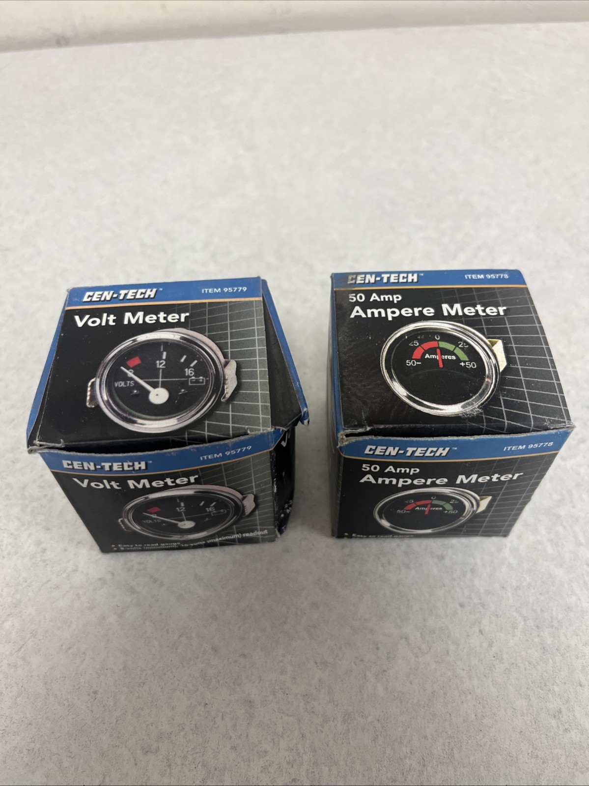 50 AMP AMPERE METER With Volt Meter . 95778-95779