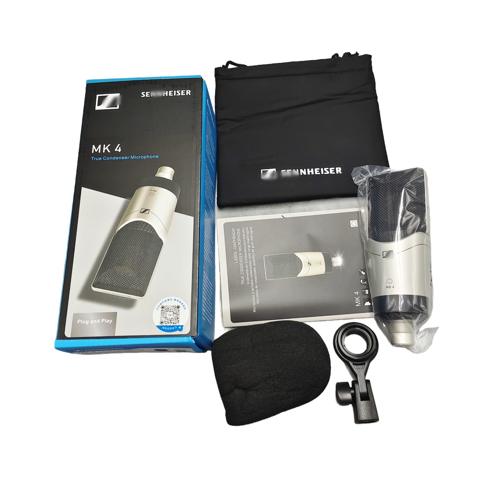 MK4 Sennheiser Pro Audio Studio Condenser Microphone- Tested, amazing condition