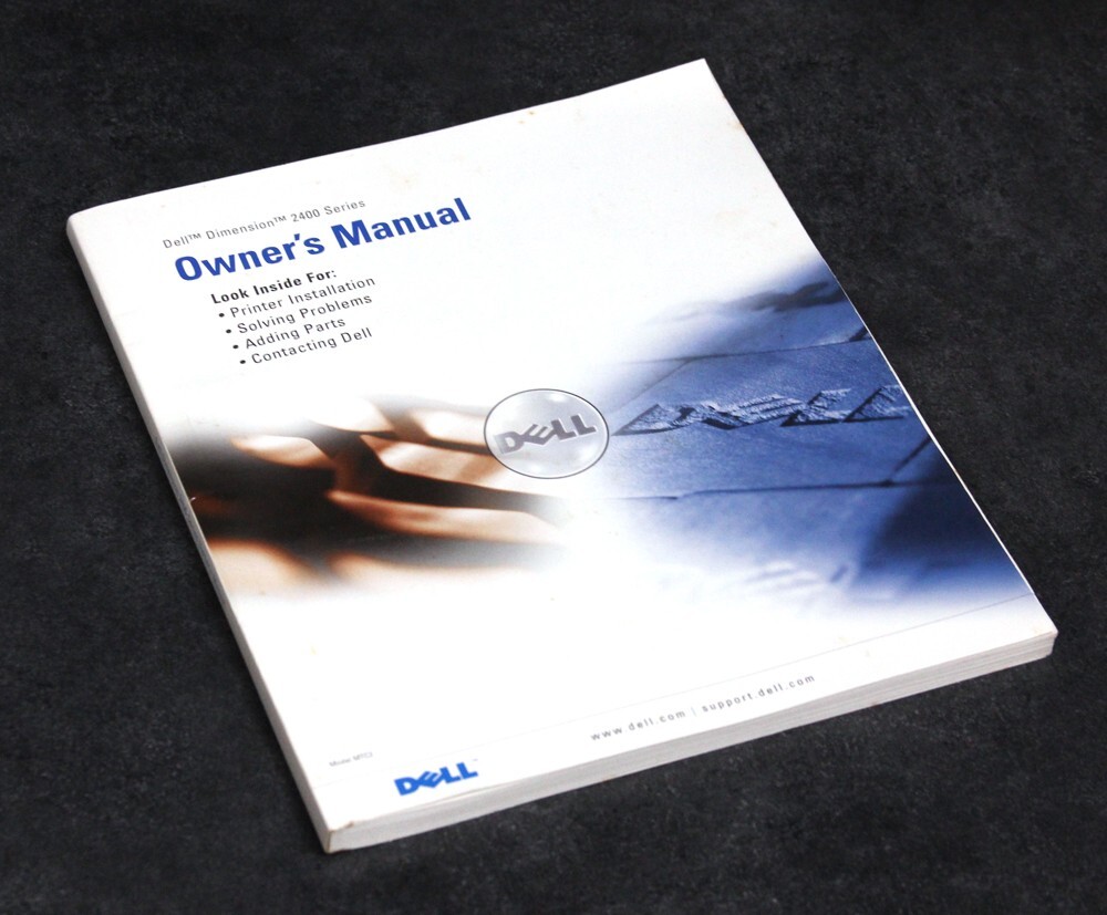 Dell Dimension 2400 Series Computer Owner's Manual / English / Vintage ©2003