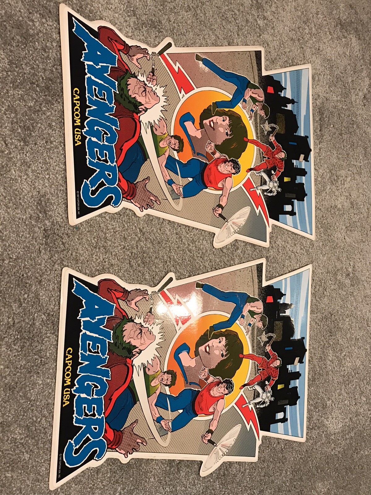 Avengers By Capcom Side Art NOS Never Used