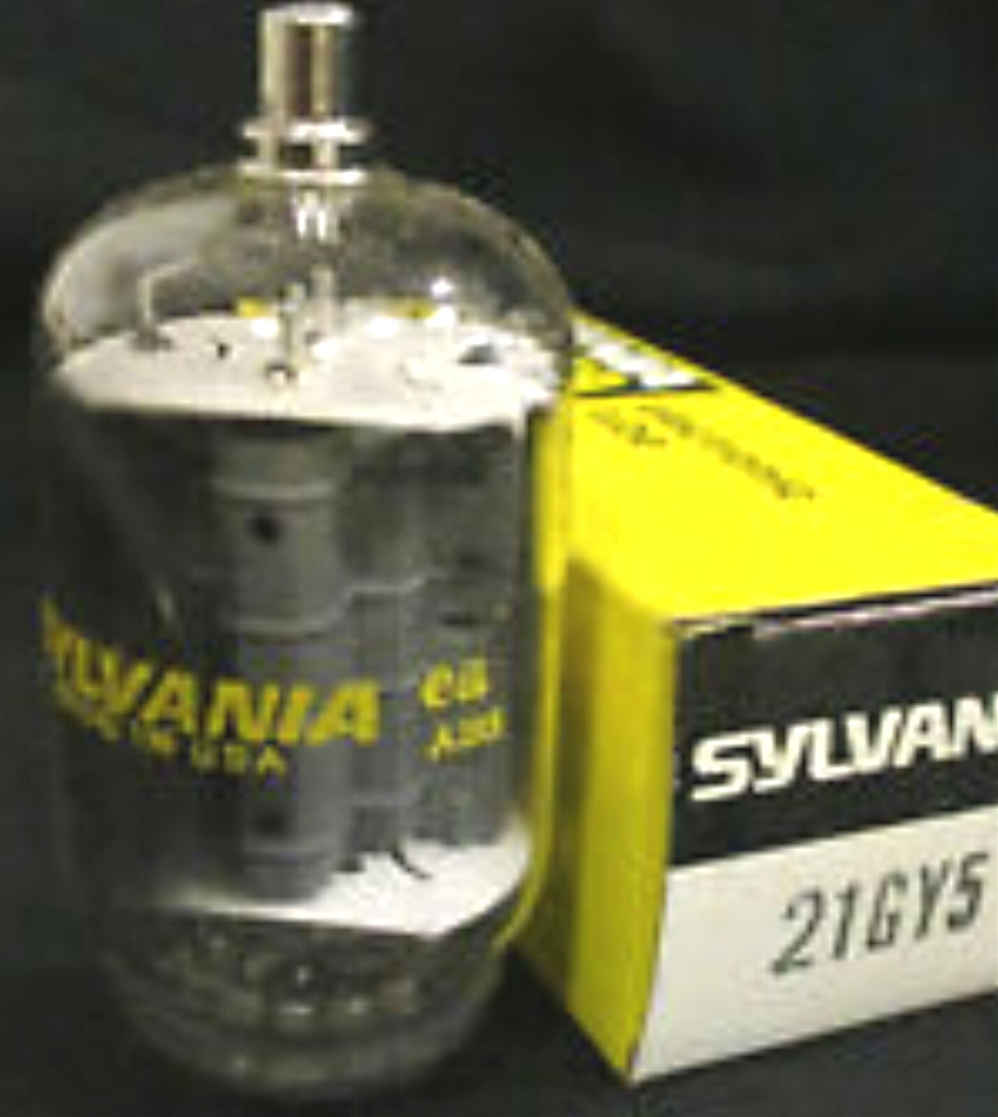 21GY5 TUBE SYLVANIA NIB TESTED & BOXED VINTAGE COMMERCIAL SURPLUS