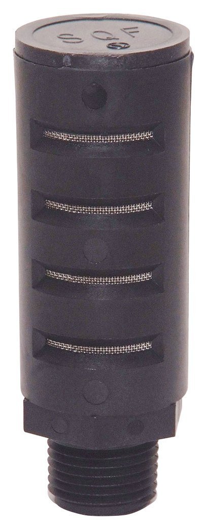 High Flow Super Quiet Air Tool Pneumatic Muffler Vent Breather Silencer 1/2 NPT