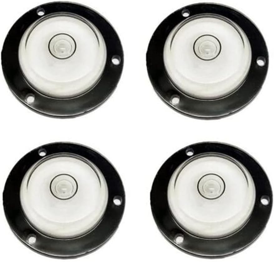 4Pcs Spirit Bubble Levels Little Circular Level Measuring Tools Style a