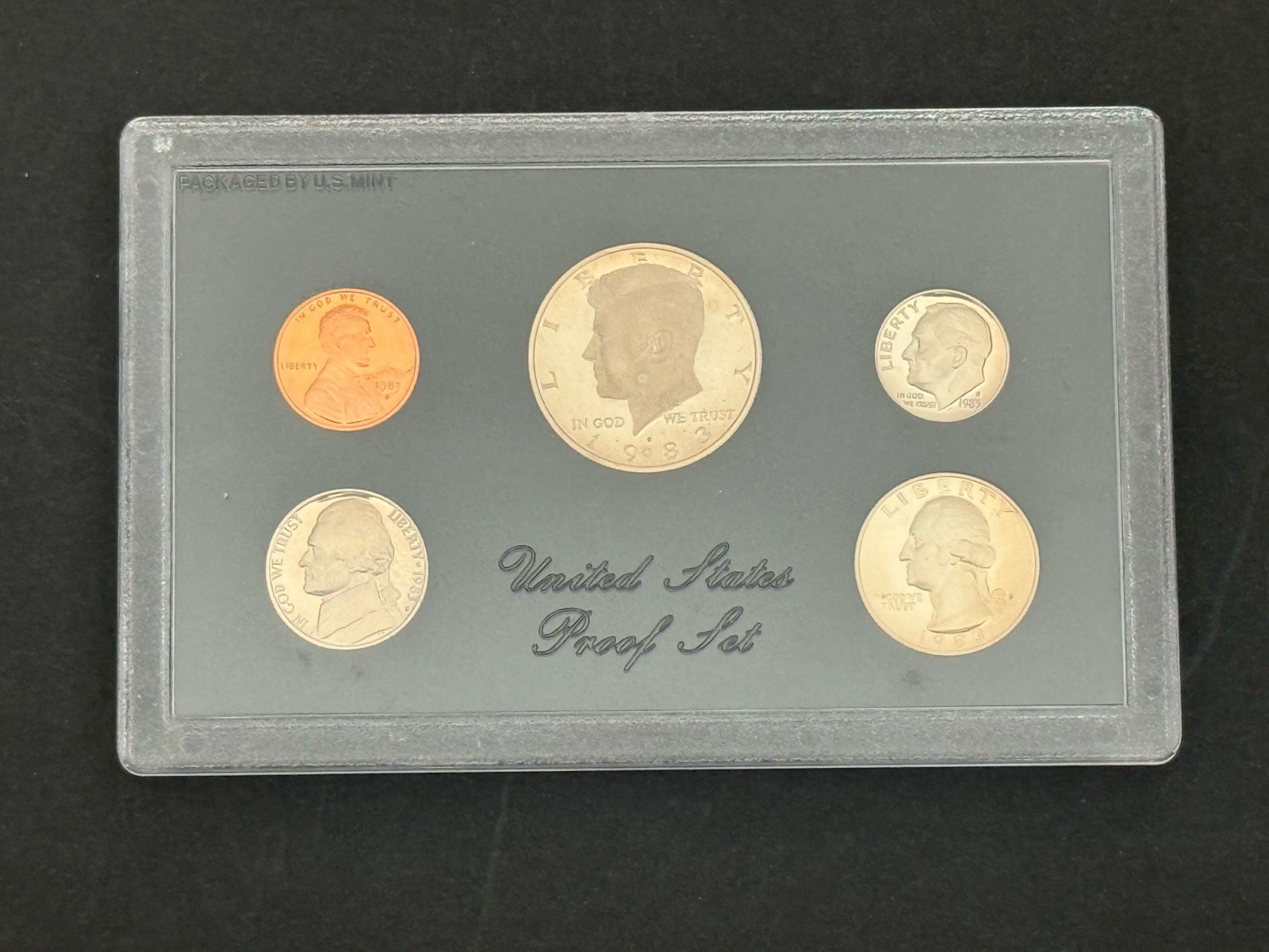 1983 S Kennedy 5 coin Proof Set
