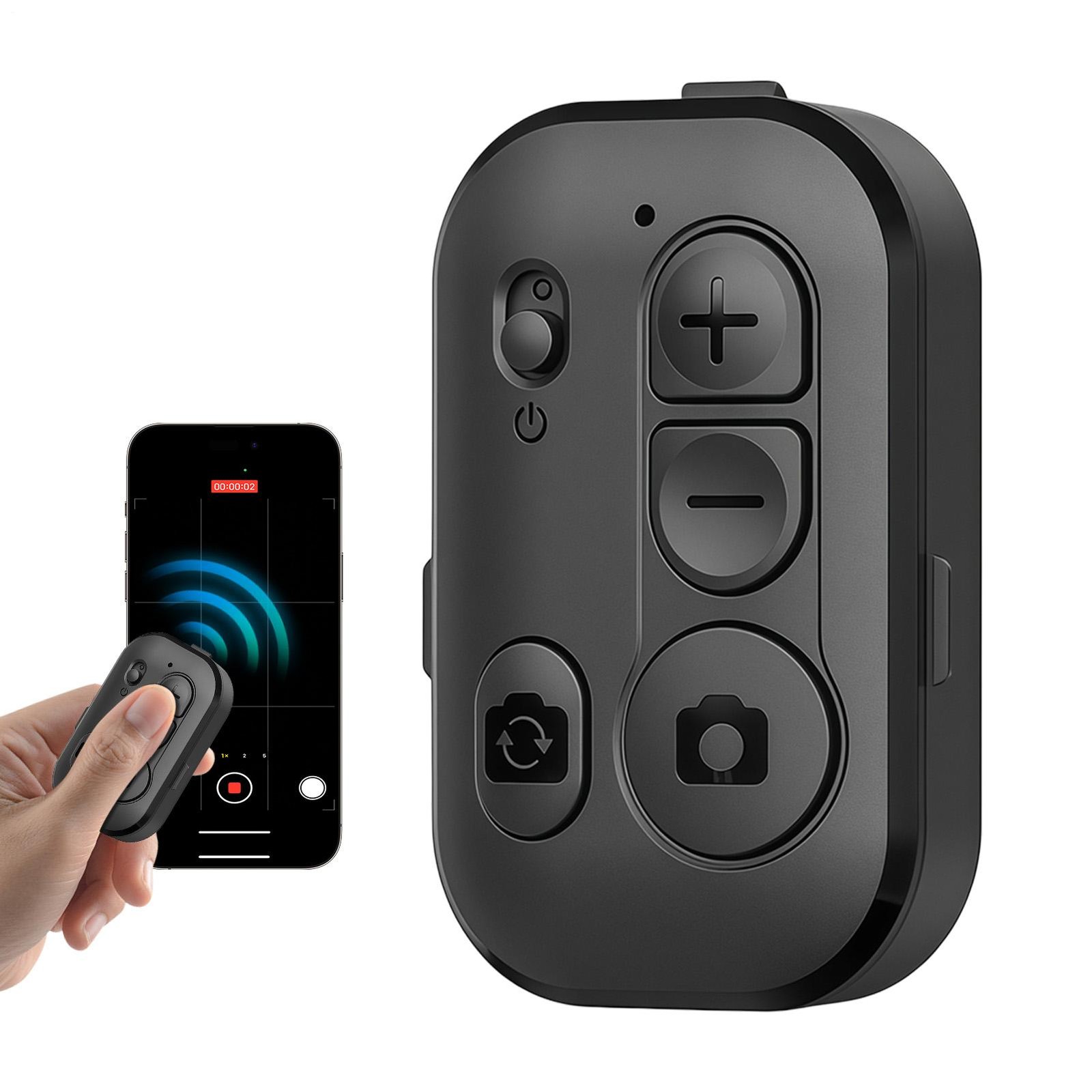 Bluetooth Remote Control Phone Camera Selfie Shutter Stick For IPhone Android