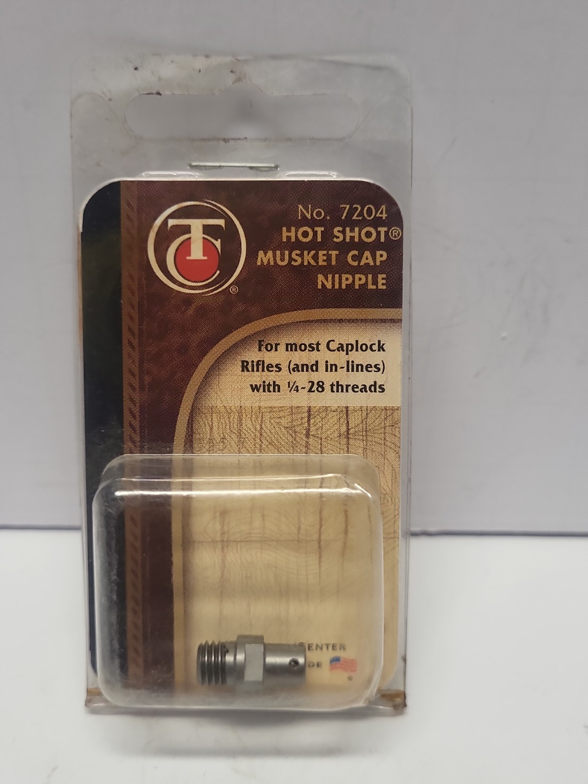 THOMPSON CENTER T/C HOT SHOT MUSKET CAP NIPPLE NO. 7204