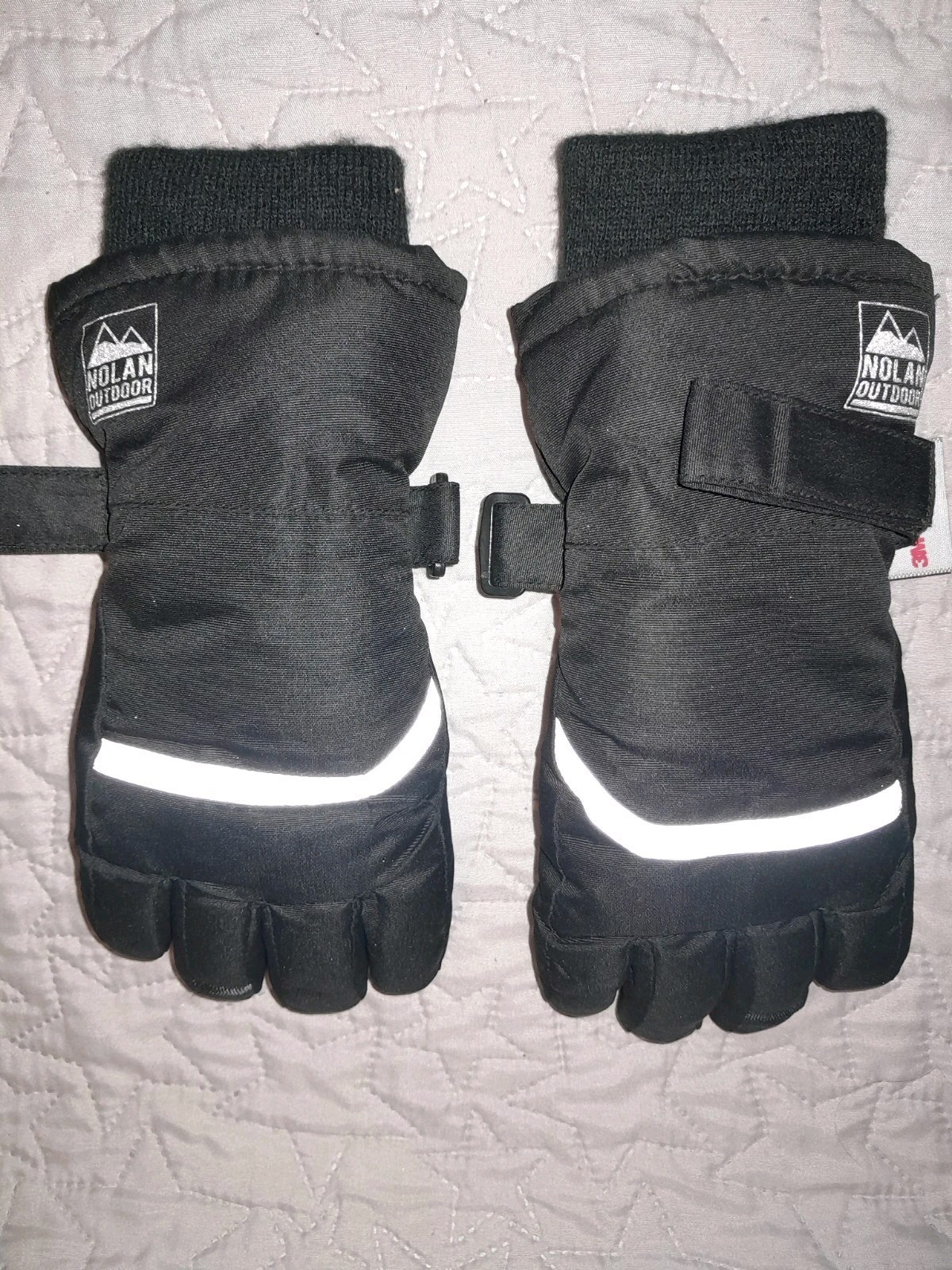 3M Tech Thinsulate Fleece Lined Waterproof for Freezing NOLAN Ourdoor Ski Gloves