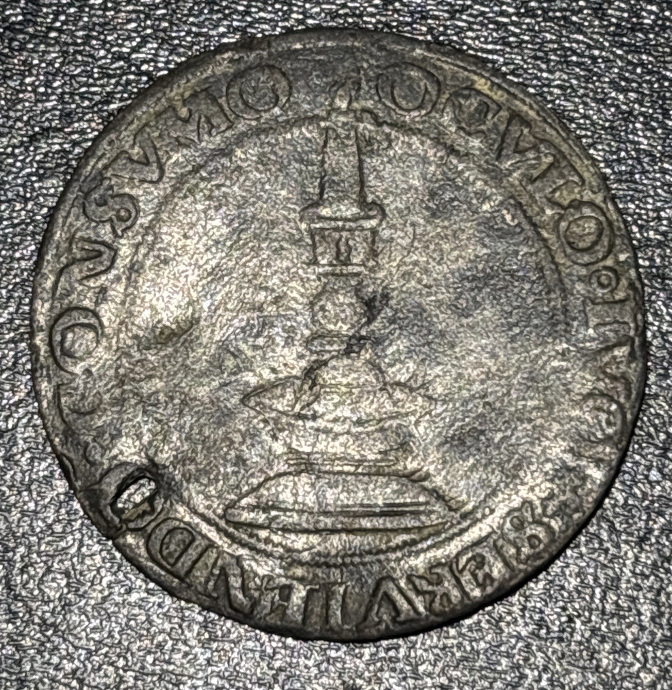 1553 Germany Jeton Satirical Token Michael Servet & Jean Calvin Conflict
