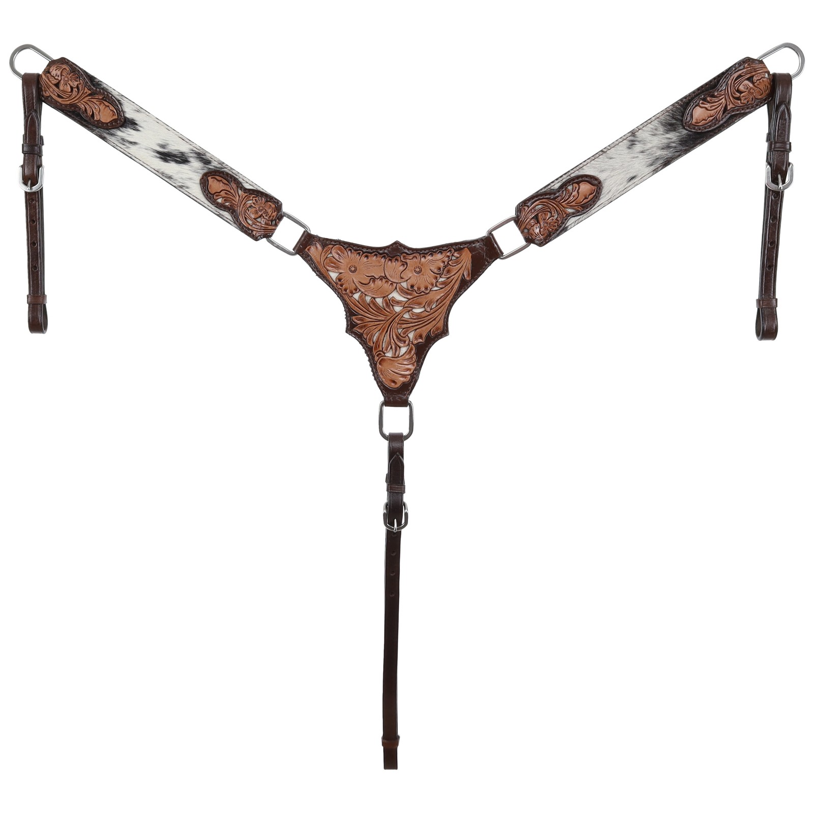 Showman Golden Plains Single Ear Headstall & Breast Collar Set