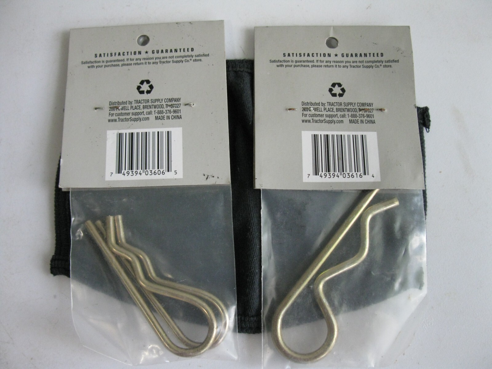 Hairpin Cotter Pins OS in packages 5 items