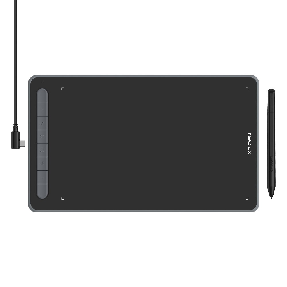 XPPen Deco L 10" × 6" Graphics Drawing Tablet 8192 Stylus 8 Keys Refurbished