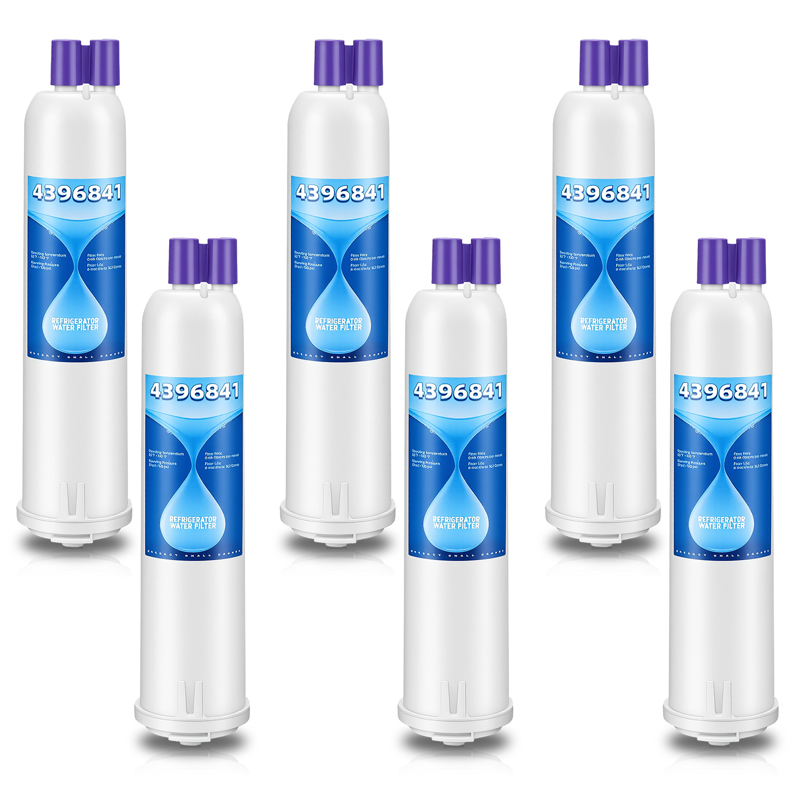 6 Pack Refrigerator Water Replacement for Kenmore  46-9083, 46-9030,W10121145