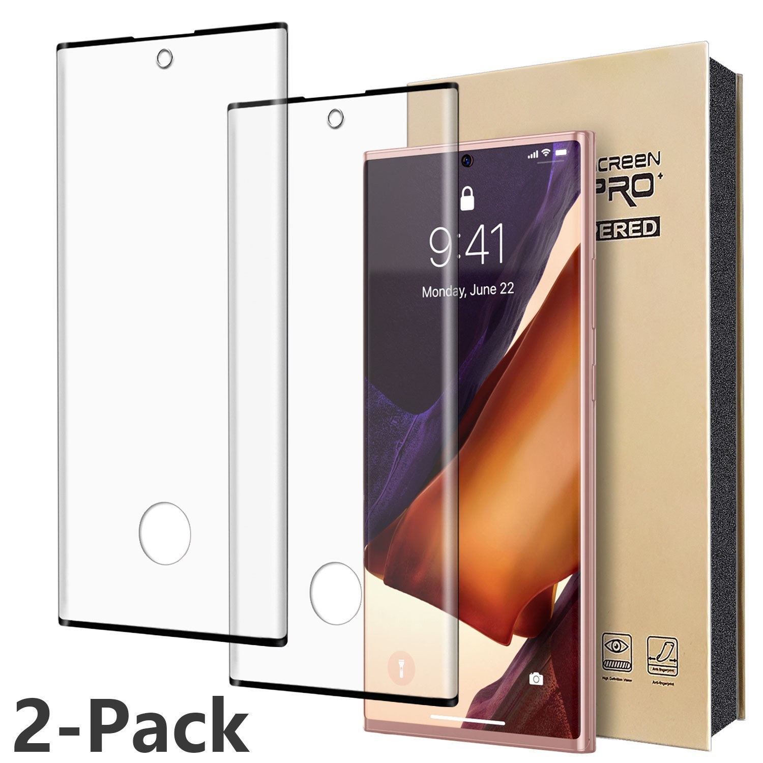 For Samsung Galaxy Note 20 / Note 20 Ultra Clear Tempered Glass Screen Protector