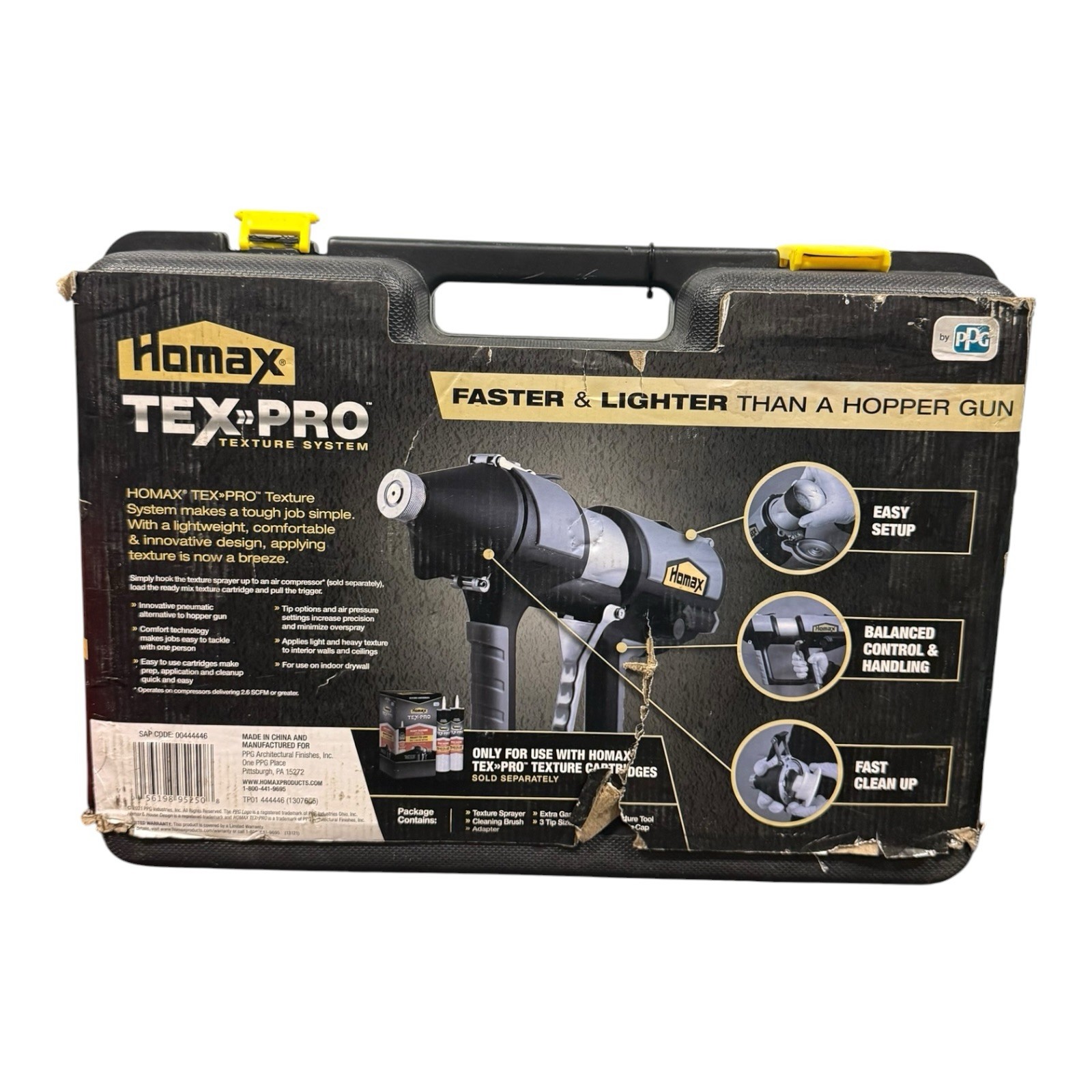 Homax Tex-Pro Texture System Sprayer w/ Carry Case New