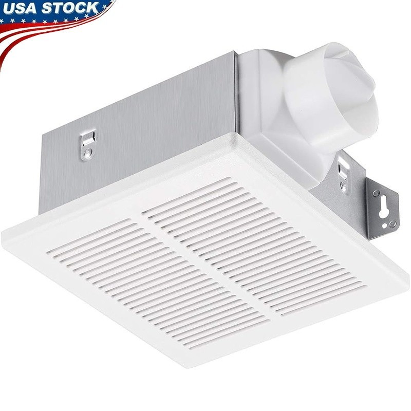 Bathroom fan 50 CFM 1.0Sone DC Motor with No Attic Access Needed Installation