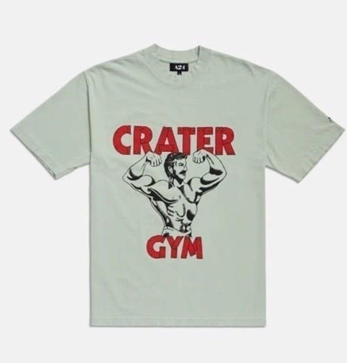 A24 Love Lies Bleeding Crater Gym Shirt Tee  TShirt Mint Love XL Kristin Stewart