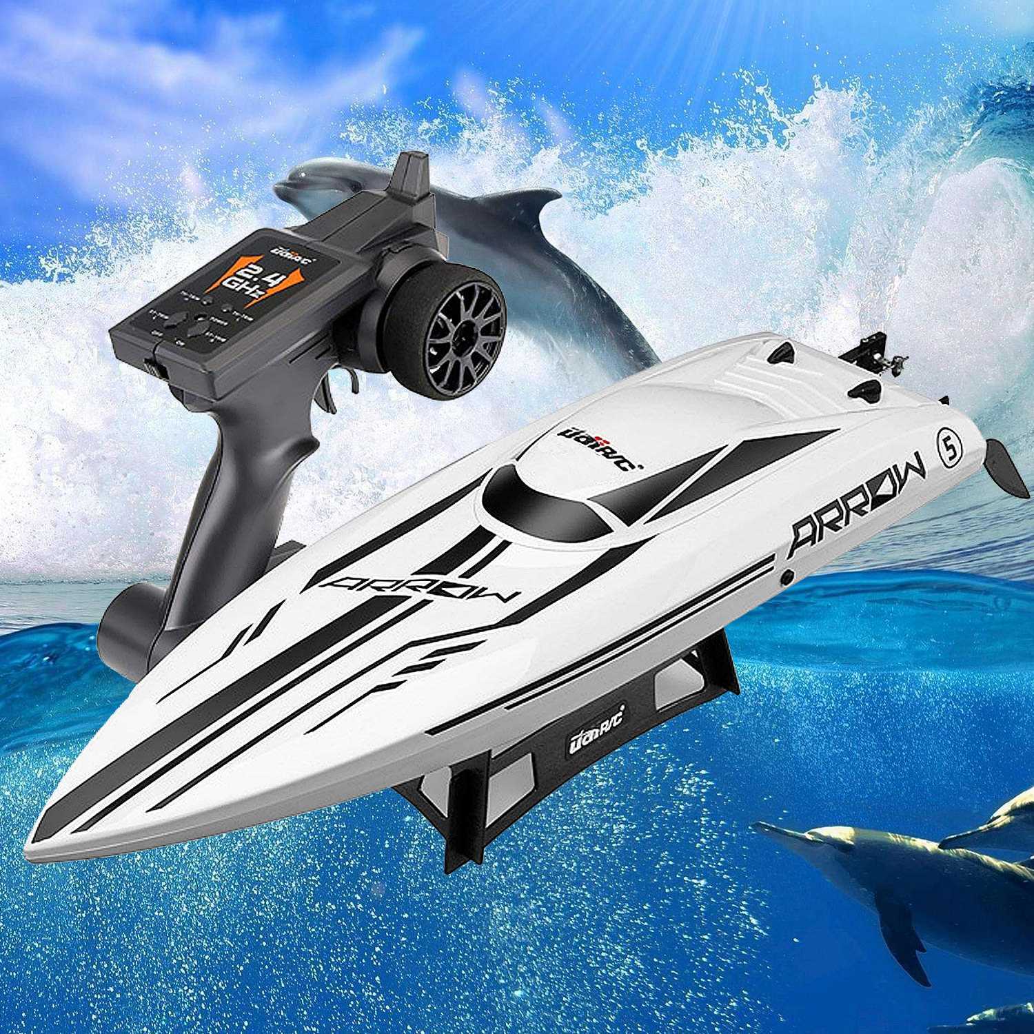 UDI RC Racing Boat 2.4GHz Brushless 50KM/H High-Speed Jet For Adults Kids Gifts