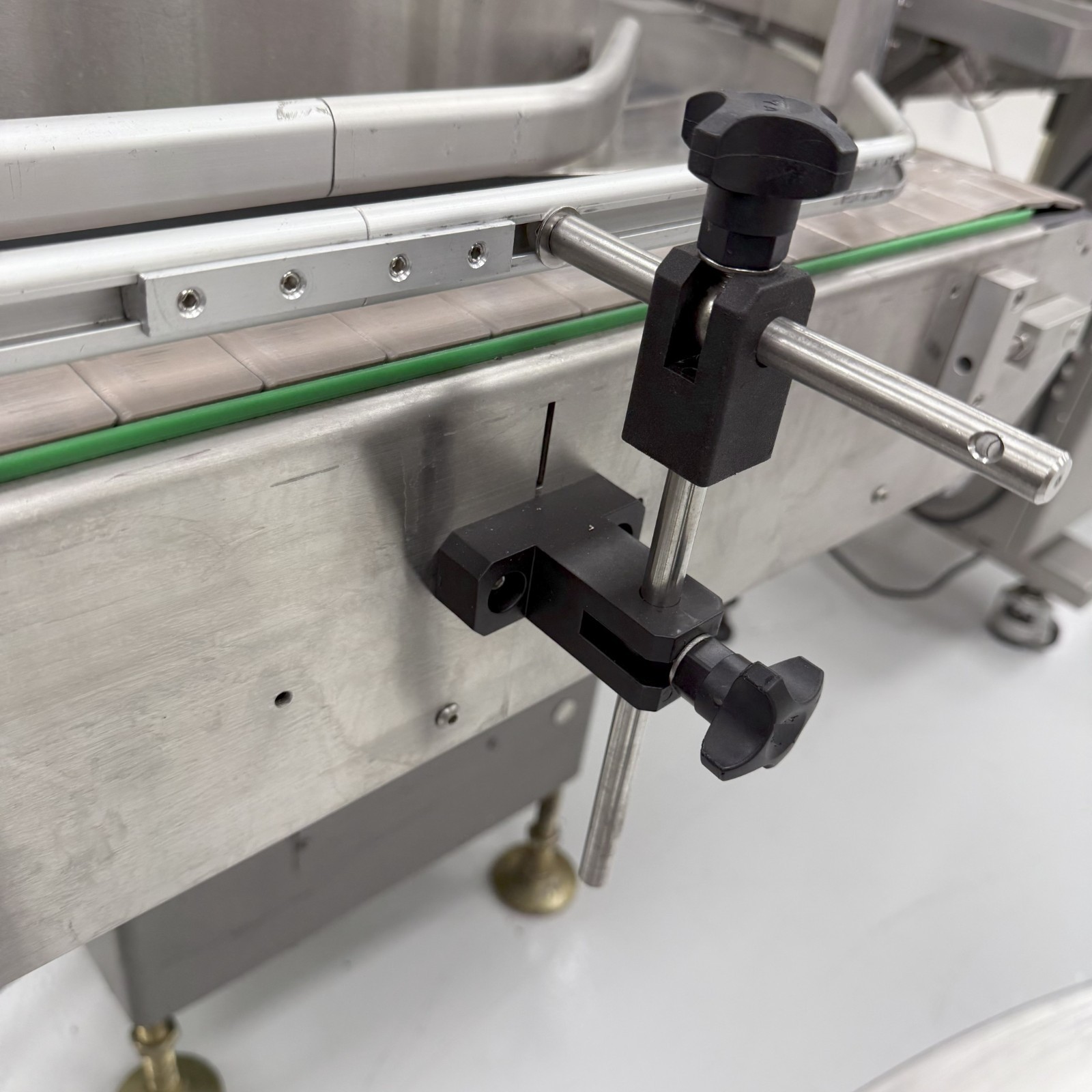 Modular SS Conveyor Mount Guide Rail Bracket Arm Assembly Kit, Assemble in USA