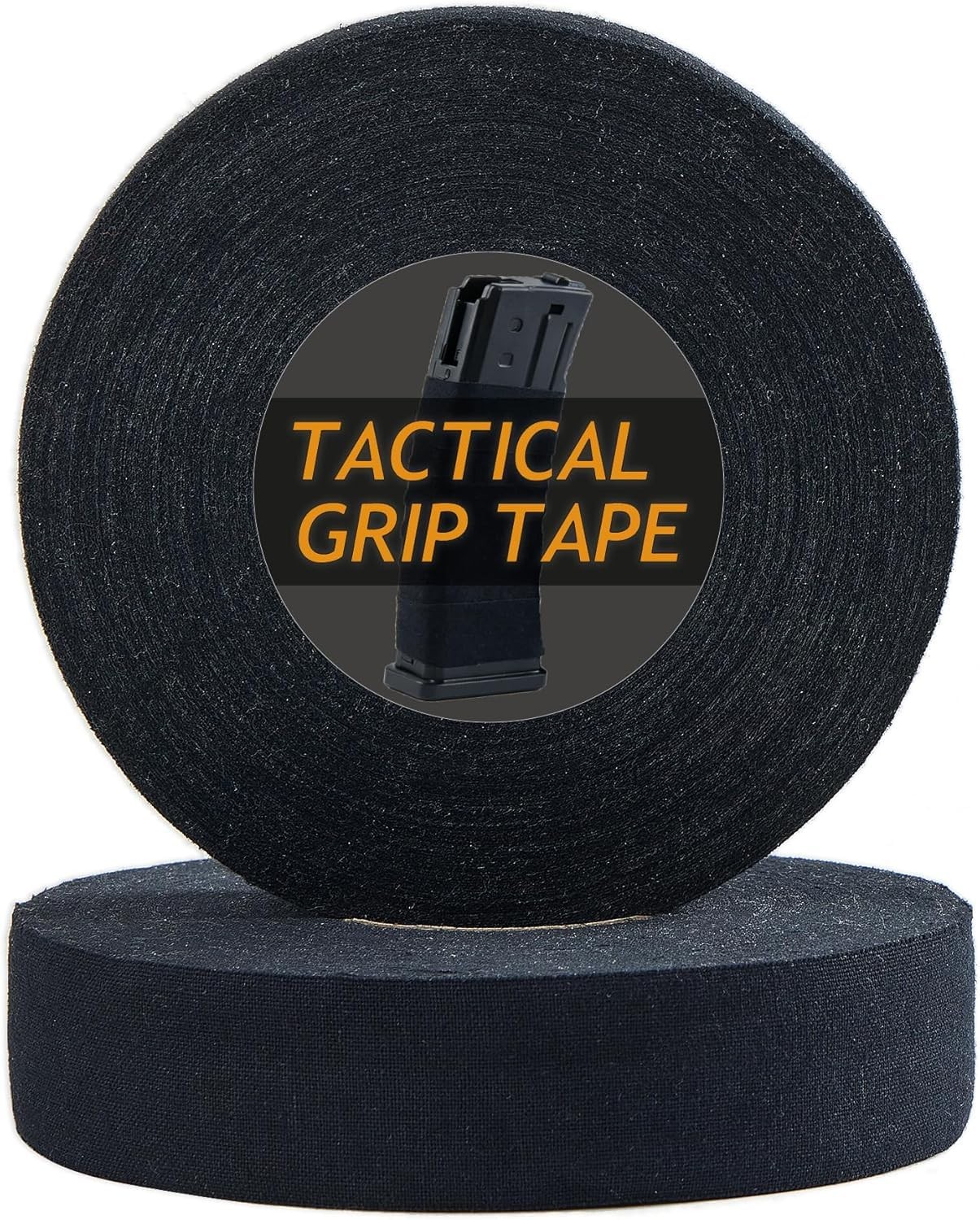TEEWOOM Tactical Grip Tape Handgun 1'' X 27.34 Yards/Roll, Black Goon