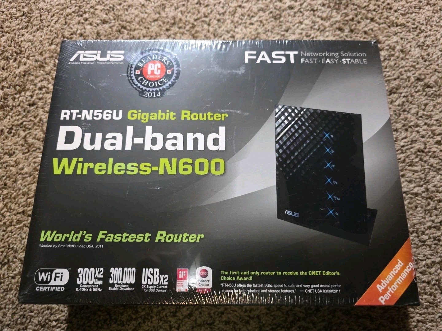 ASUS RT-N56U Dual-band Wireless N600 Gigabit Router Wi-Fi 802.11n