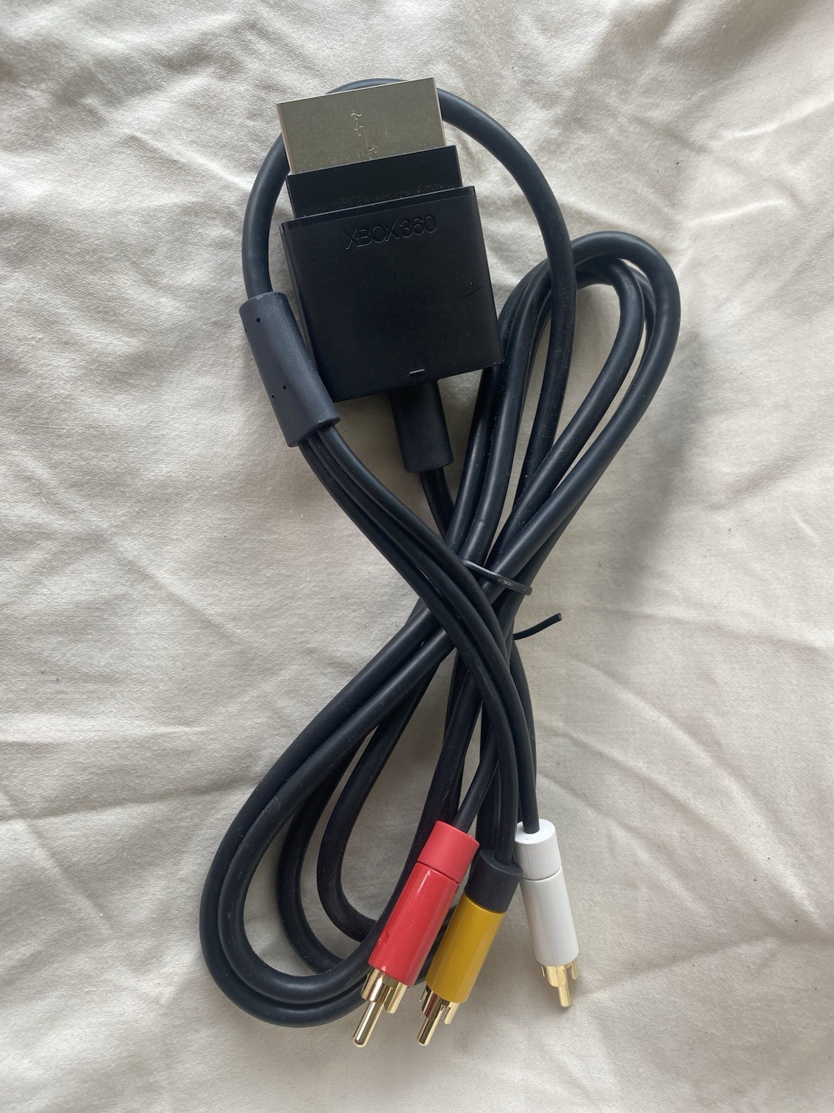 Official OEM Microsoft Xbox 360 AV Composite Audio/Video Cable RCA