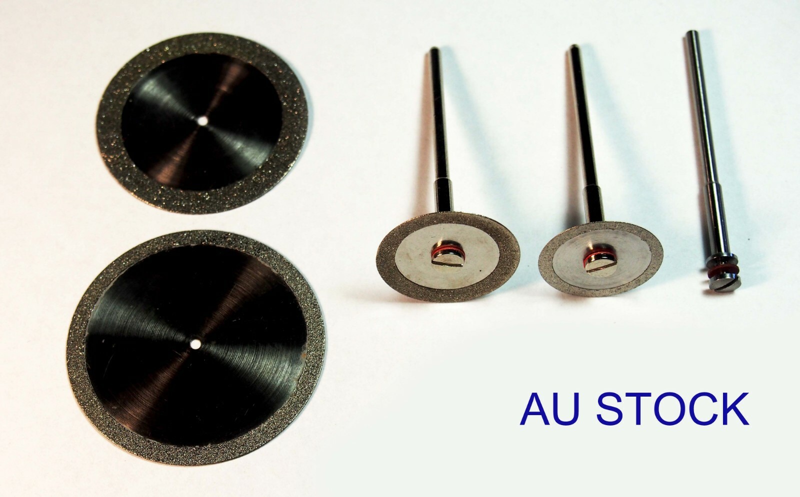 Diamond Disc/Saw Mandrel Mounted 19-40mm Cut Stone, Bone, Shell and Gemstone