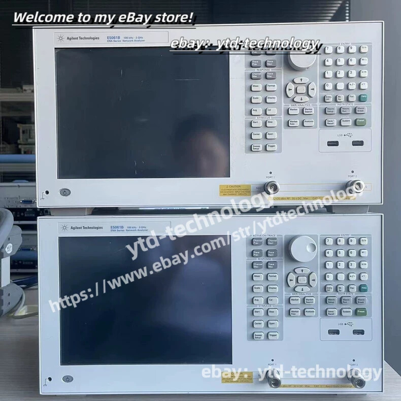 1 PCS Agilent E5061B ENA Network Analyzer 100kHz-3GHz with opt/nice#ytd