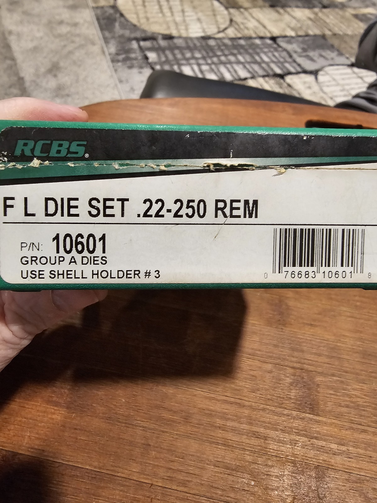 Rcbs Fl Die Set 22-250 Rem 10601 Reloading