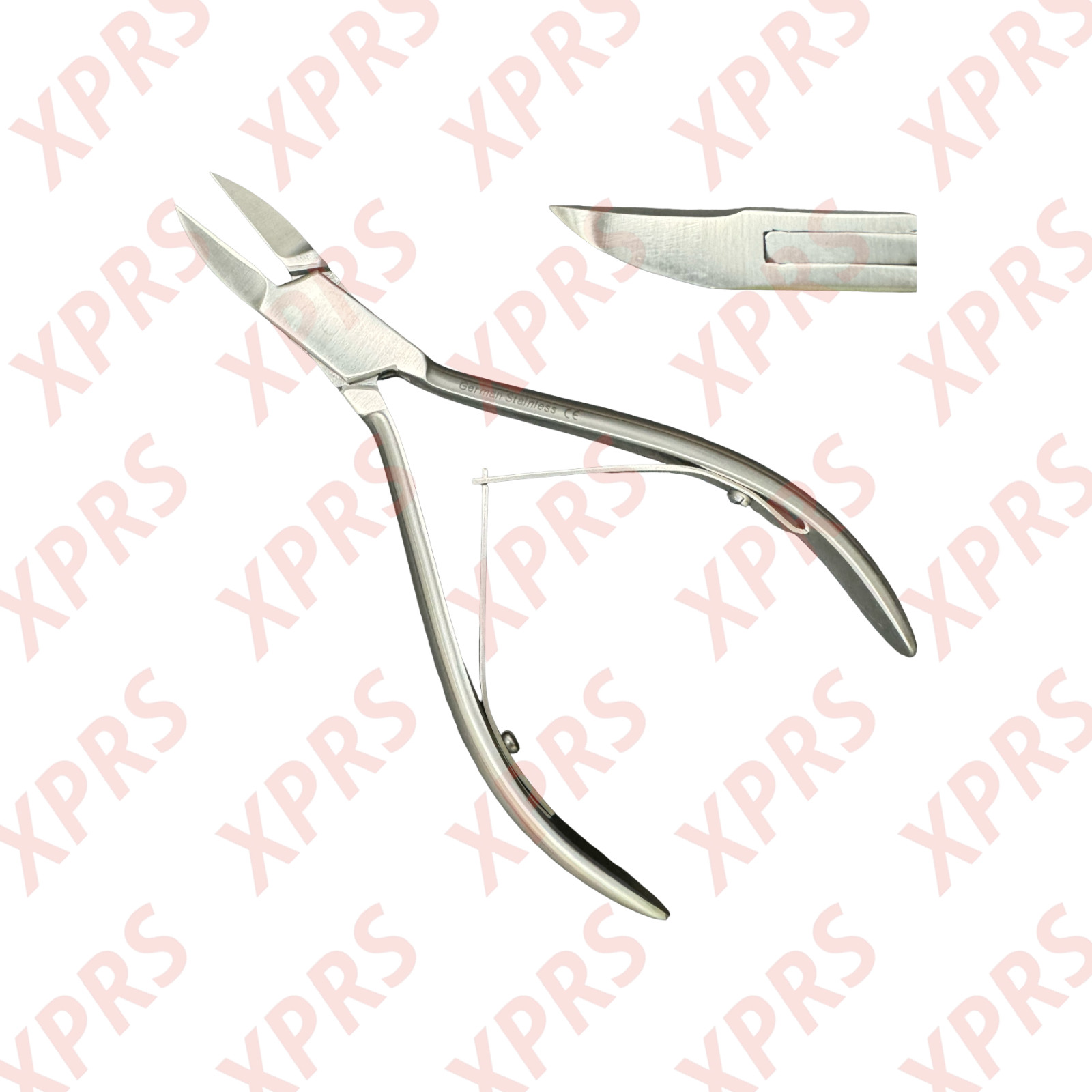 Nail Nipper, 6", Straight Jaws, Double Spring, Plain Handle, Premium