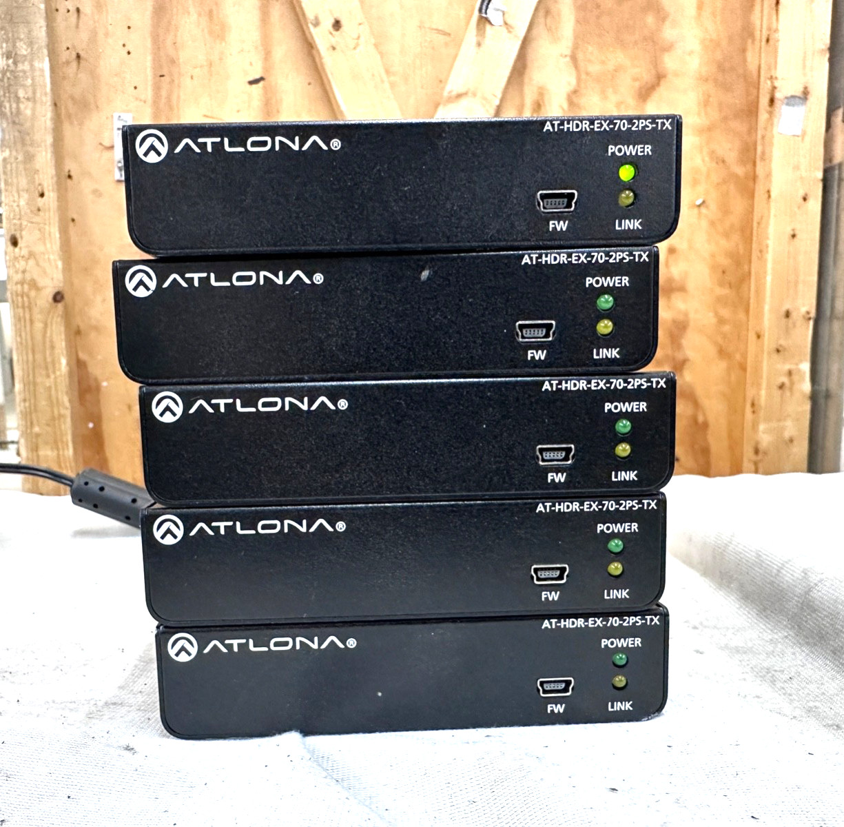 Lot of 5 Atlona AT-HDR-EX-70-2PS TX ONLY - No Power Supply