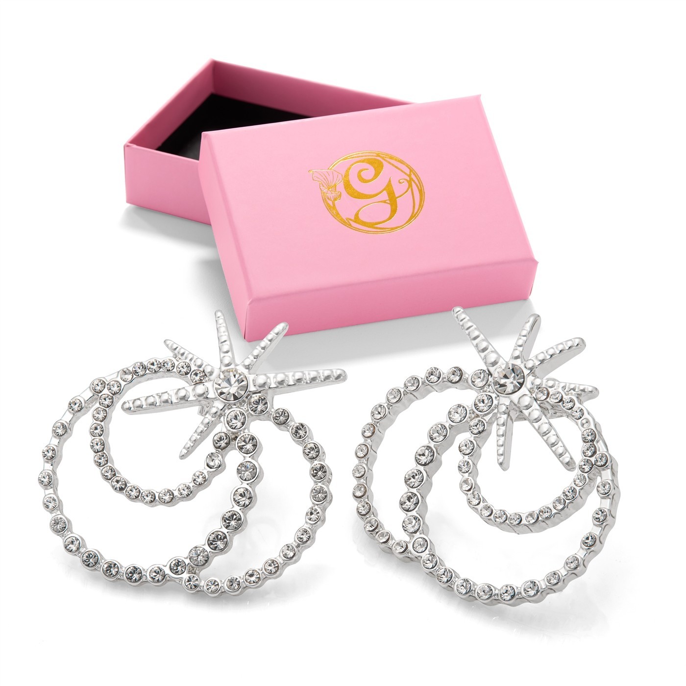 Noble collection wicked   Glinda Bubble Earrings  souvenir memorabilia