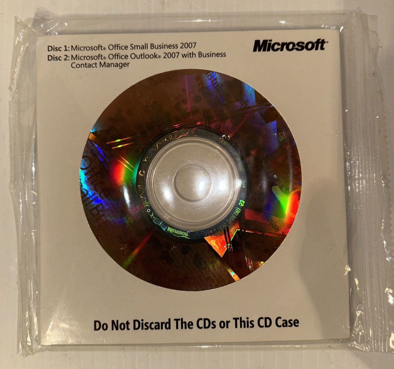 MS Microsoft Office 2007 Small Business Edition SBE Full English Version
