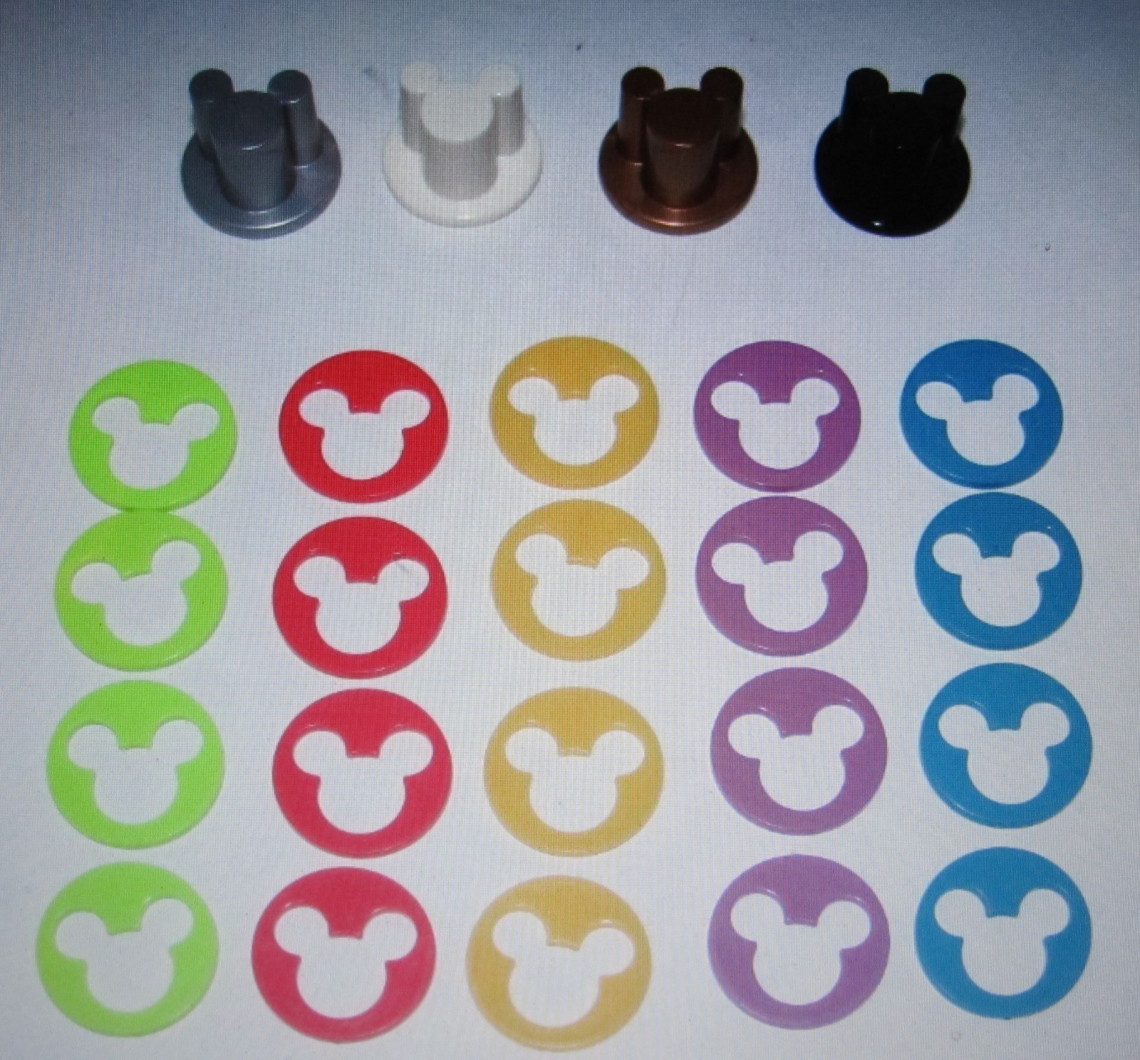 Wonderful World of Disney Trivia Tokens Holders Movers Replacement Parts Pieces